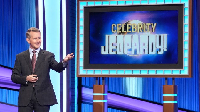 Ken Jennings hosts Celebrity Jeopardy!