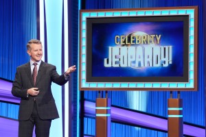 Ken Jennings hosts Celebrity Jeopardy!