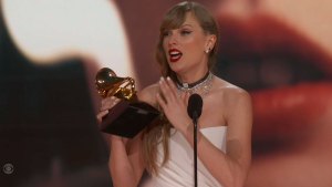 Taylor Swift wins Album of the Year at the Grammys